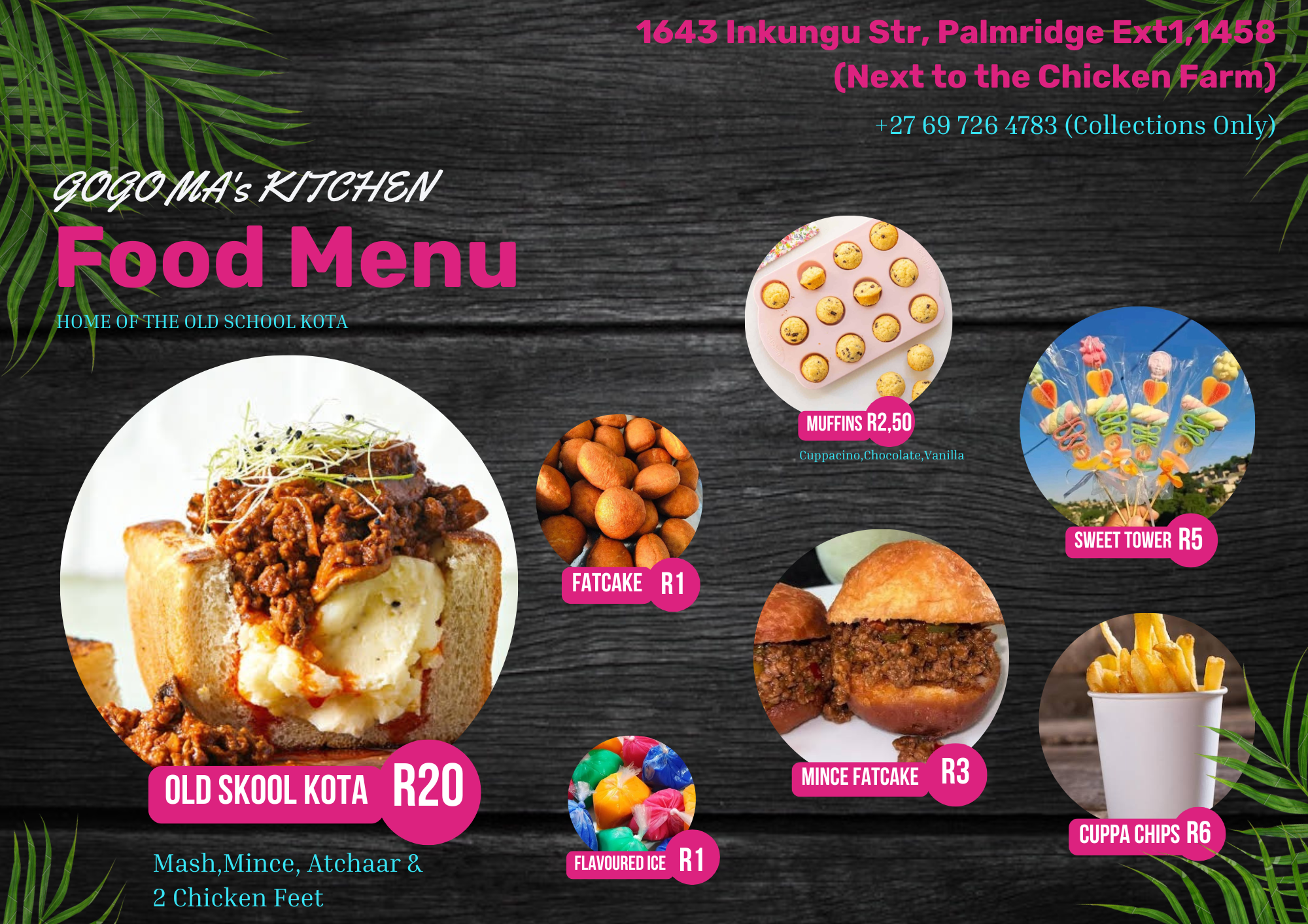 Gogo Ma's Kitchen - Menu Design